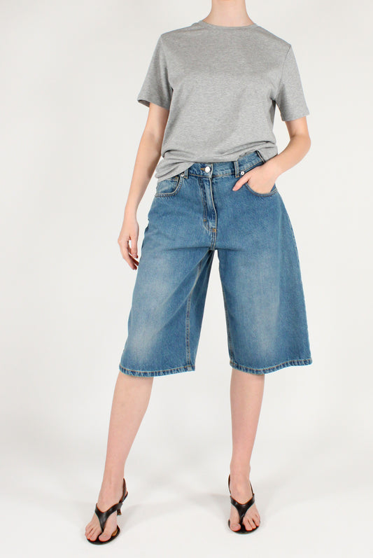 T-shirt Girocollo in Cotone