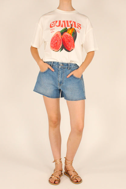 T-shirt Over Stampa Guaiava