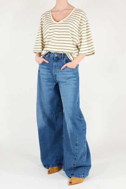 T-shirt Over a Righe