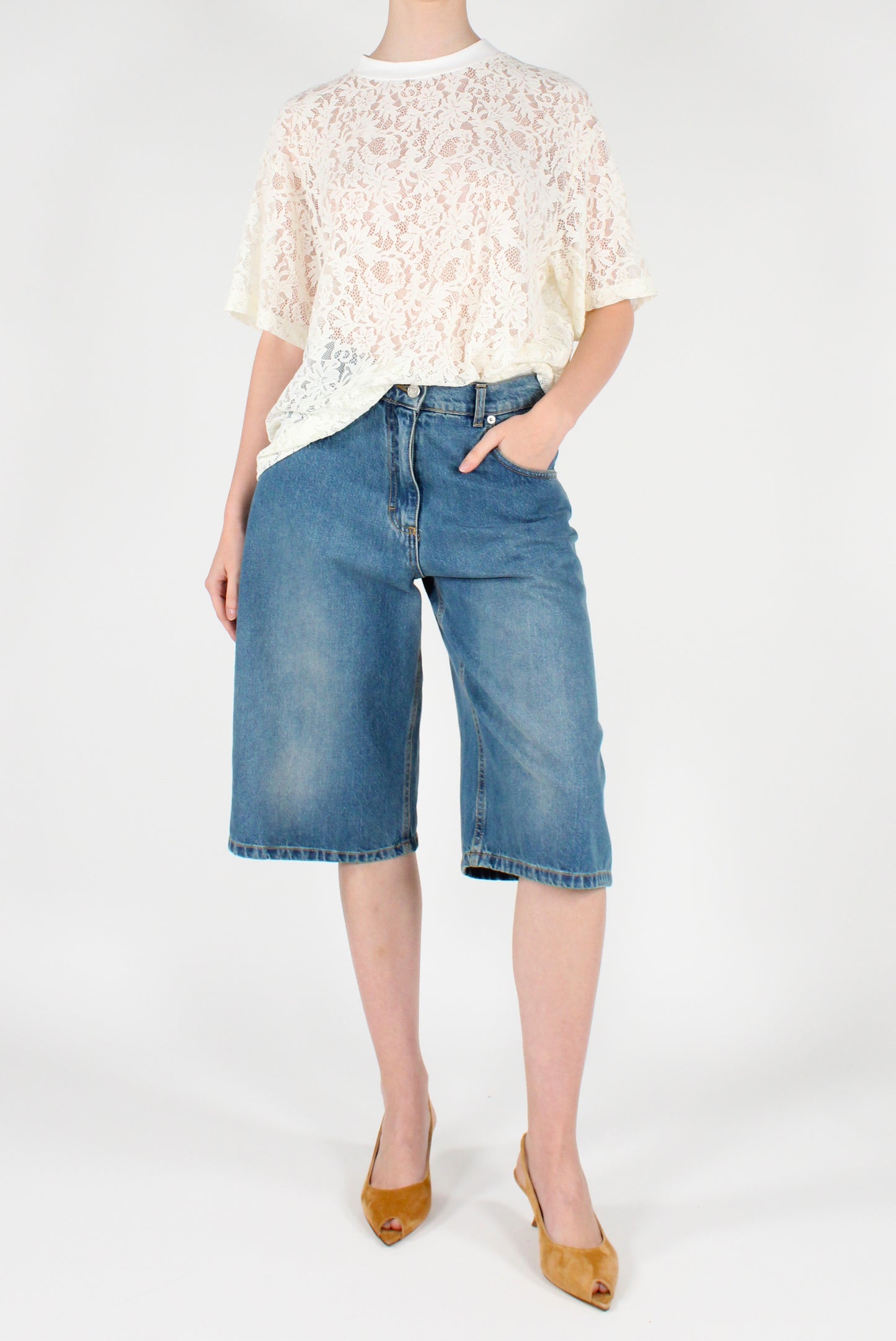 T-shirt Over in Pizzo