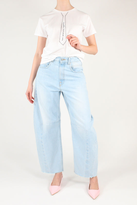 T-shirt Ricamo a Mano "Non sono una signora"