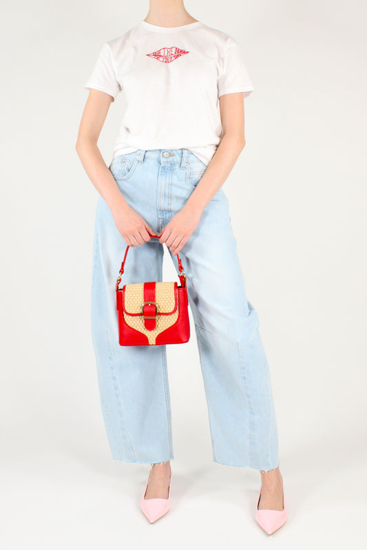 T-shirt Ricamo a Mano “Save the Drama - For your Mama”