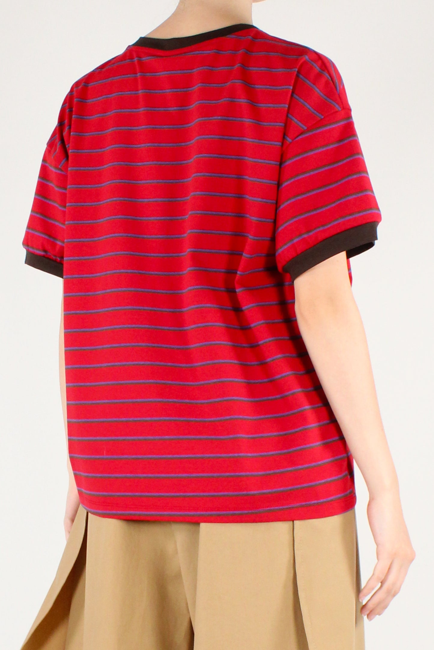 T-shirt a Righe Multicolor