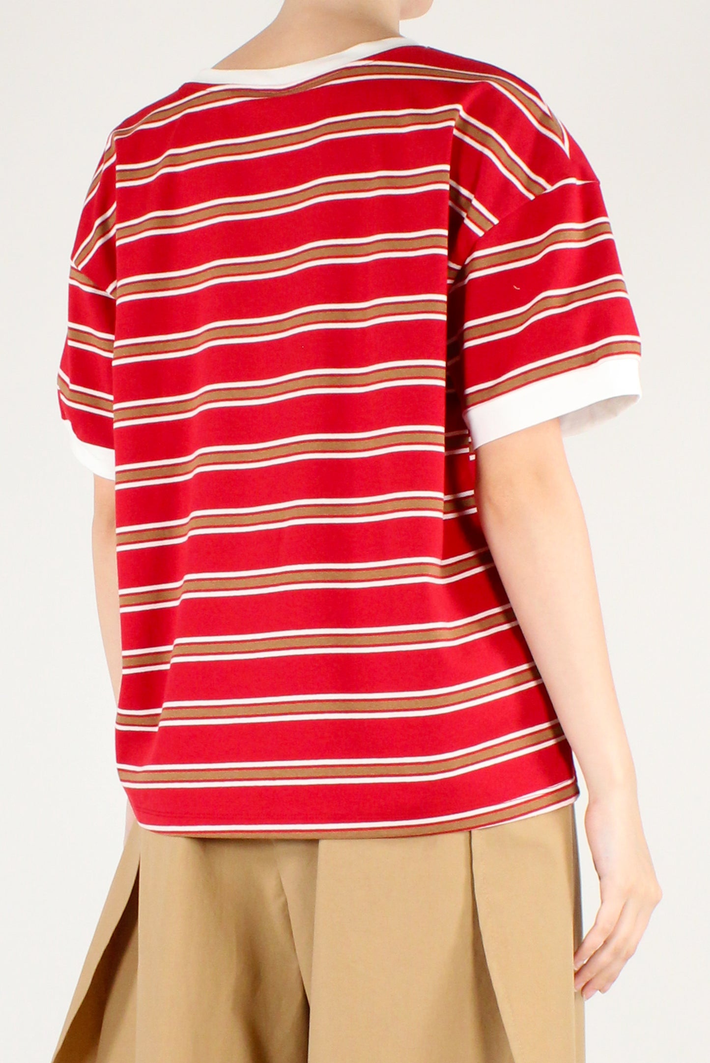 T-shirt a Righe Multicolor