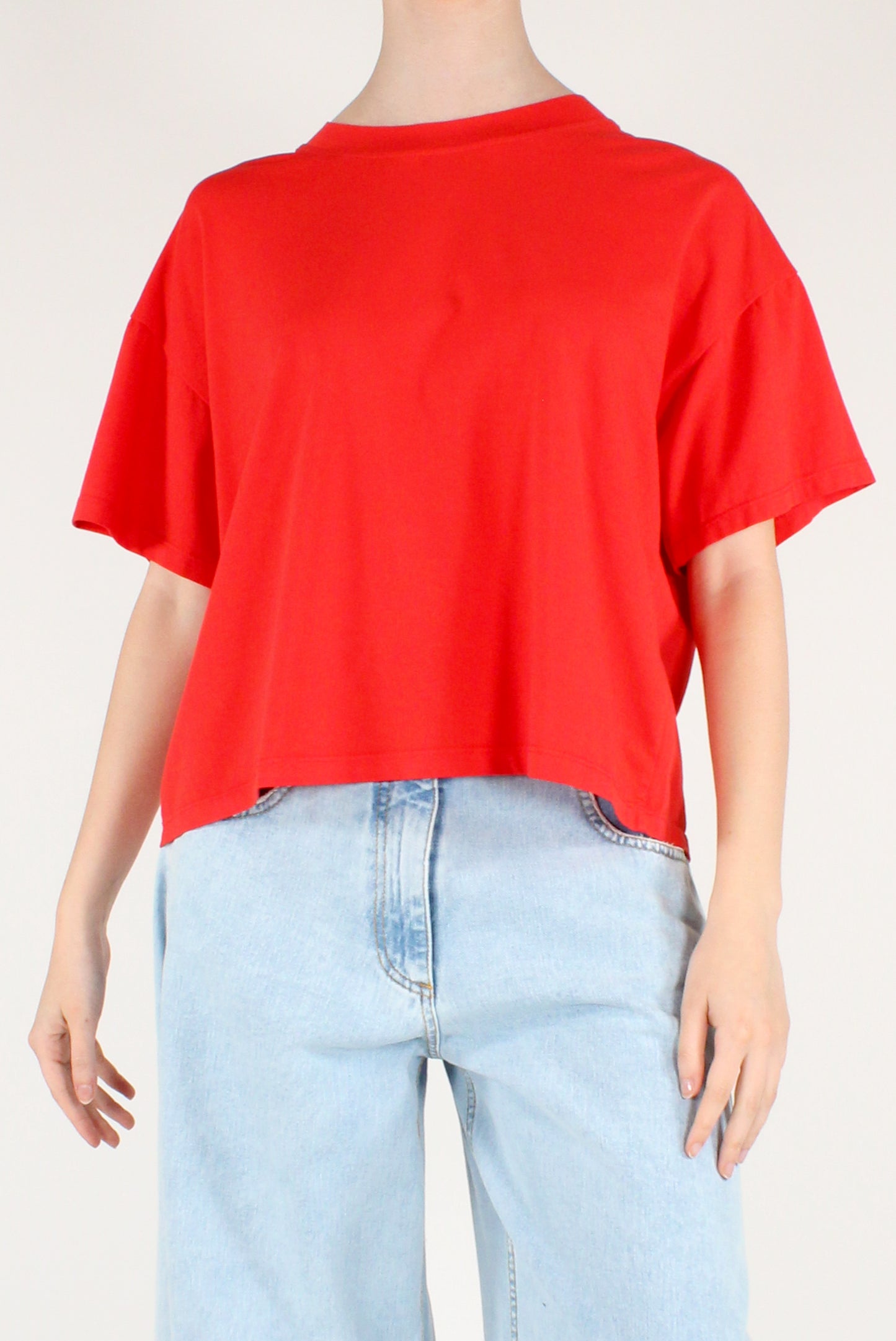 T-shirt Girocollo a Scatoletta