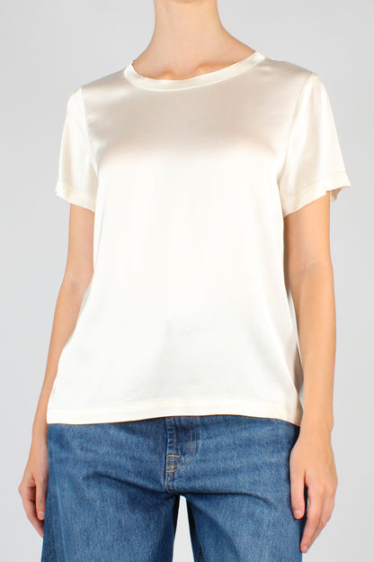 T-shirt Girocollo in Viscosa
