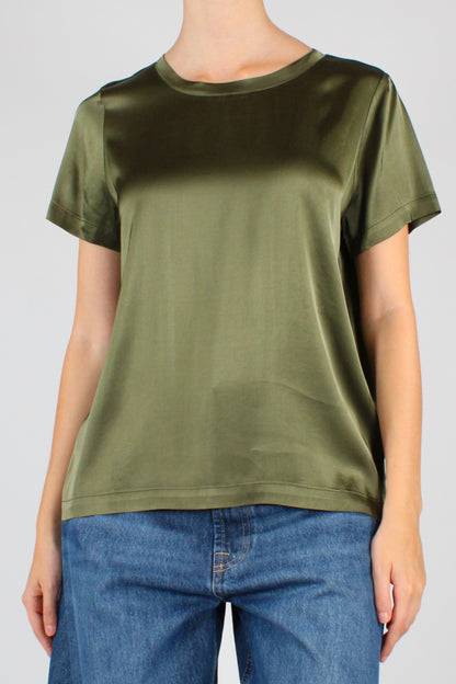 T-shirt Girocollo in Viscosa