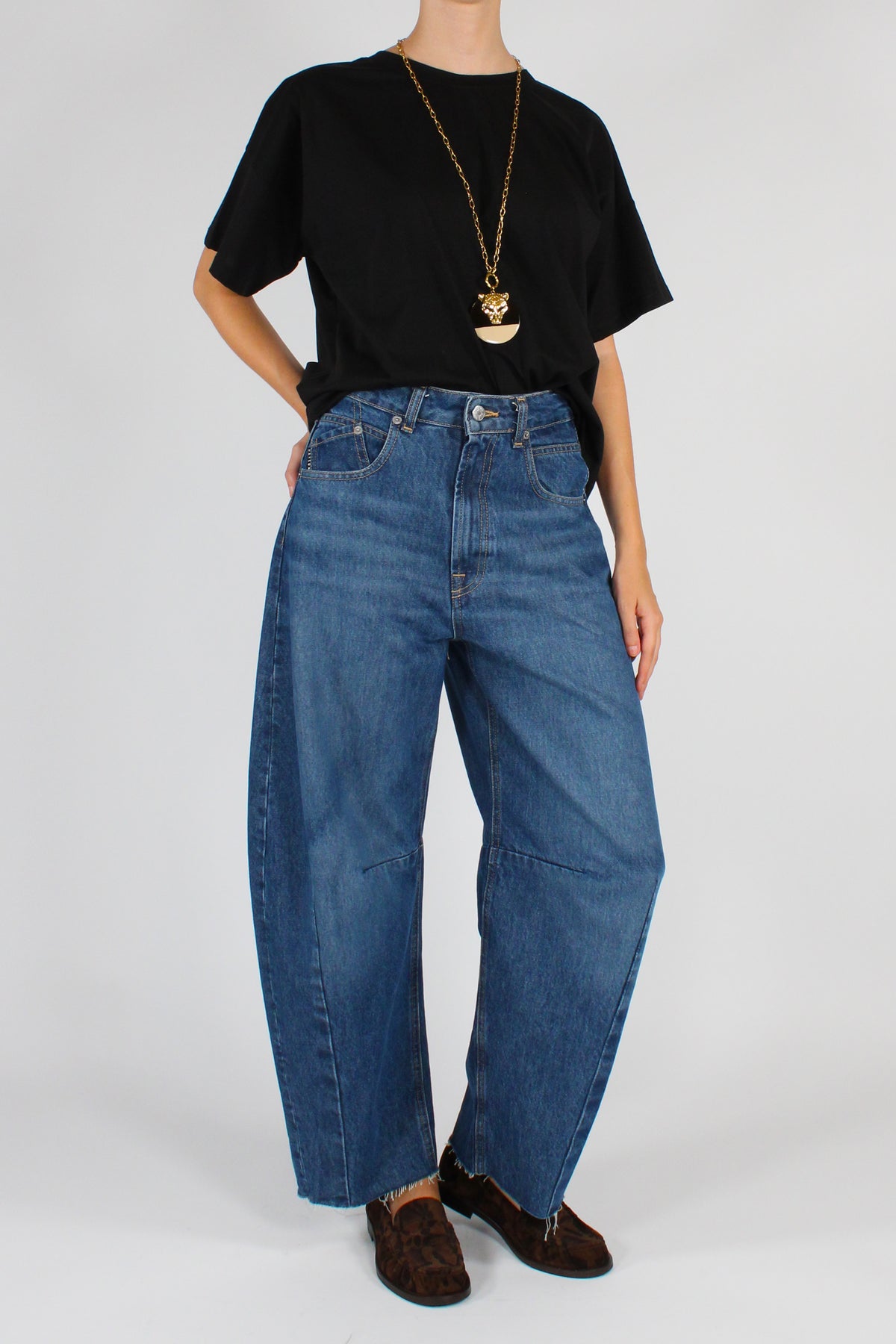 T-shirt Basic Over in Cotone
