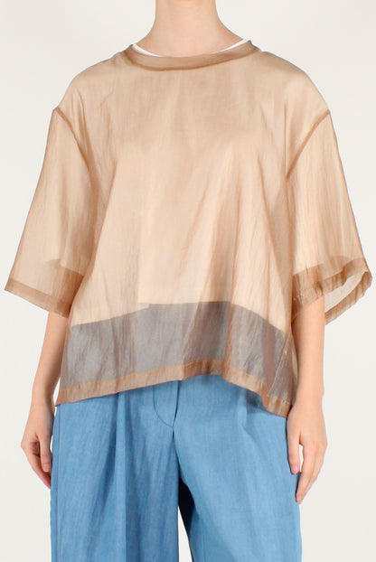 T-shirt Doppia Jersey Organza