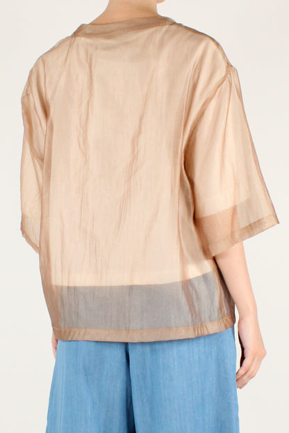 T-shirt Doppia Jersey Organza