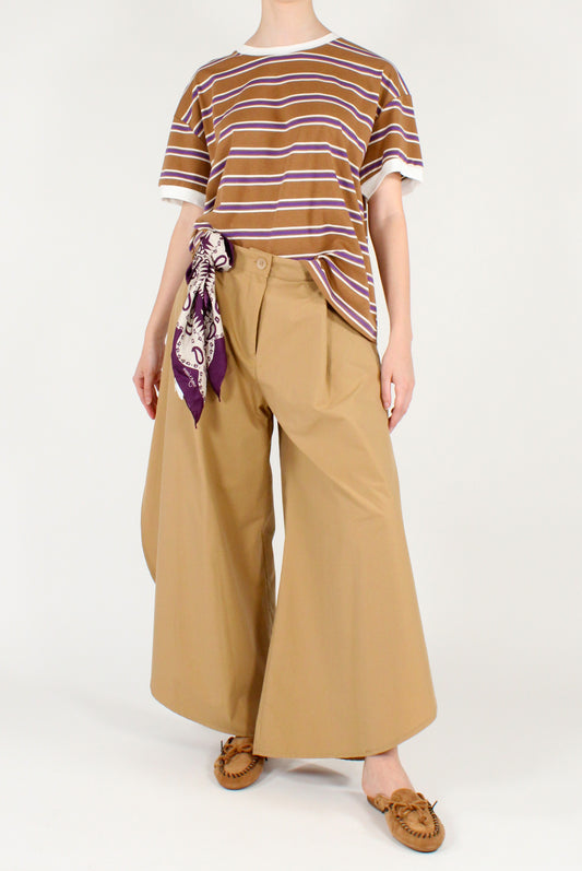 T-shirt a Righe Multicolor