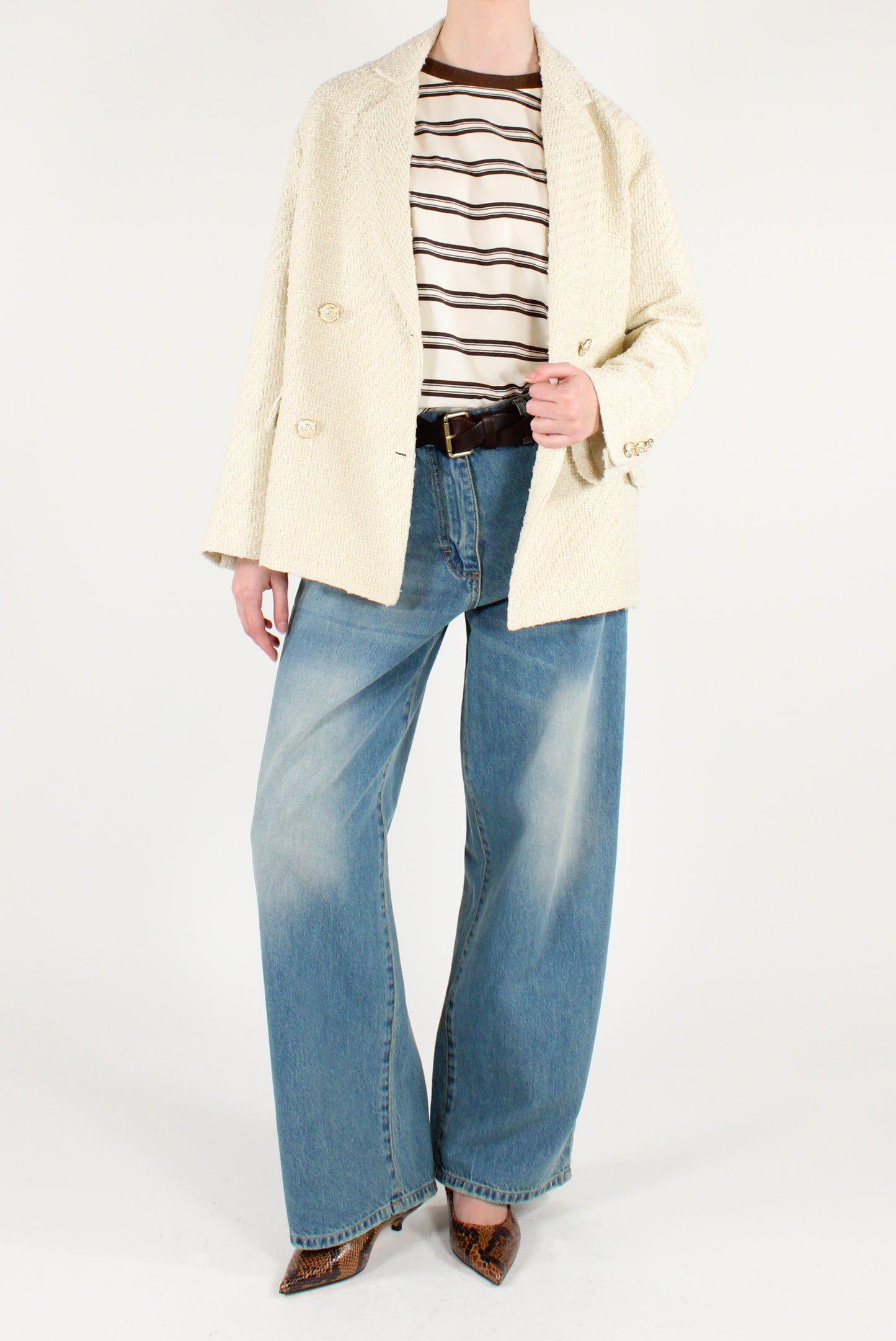 Blazer Doppiopetto in Tweed