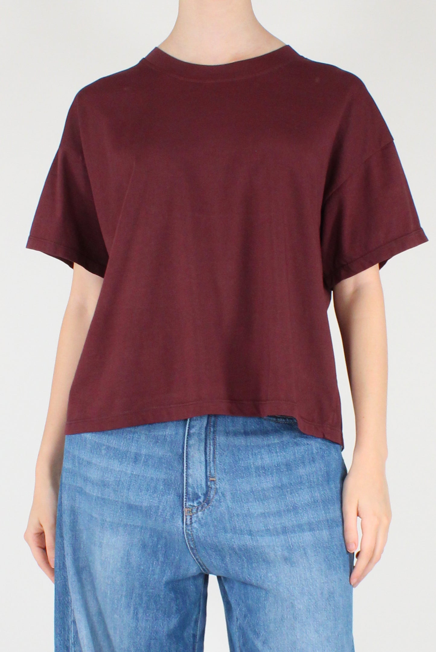 T-shirt Girocollo a Scatoletta