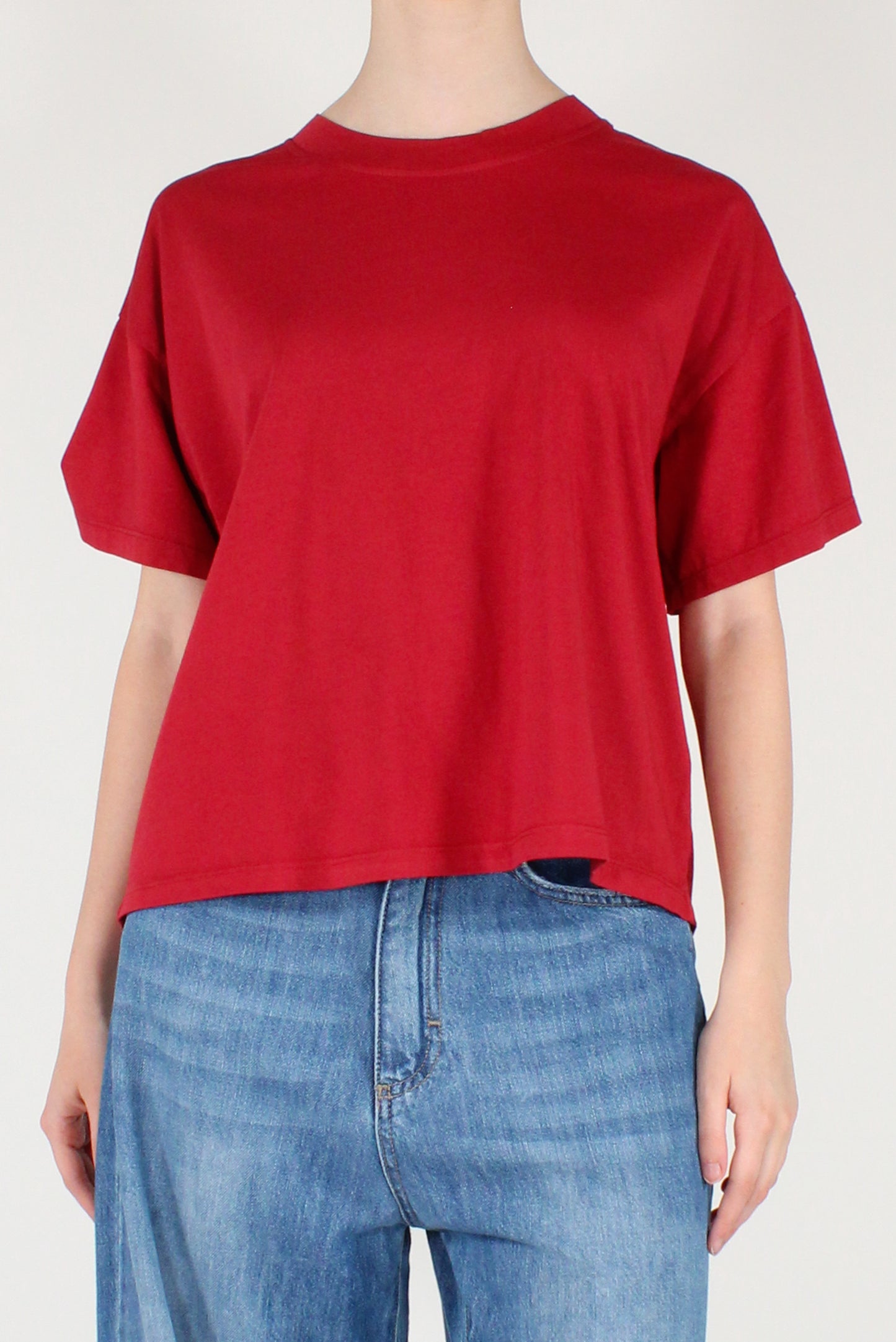 T-shirt Girocollo a Scatoletta