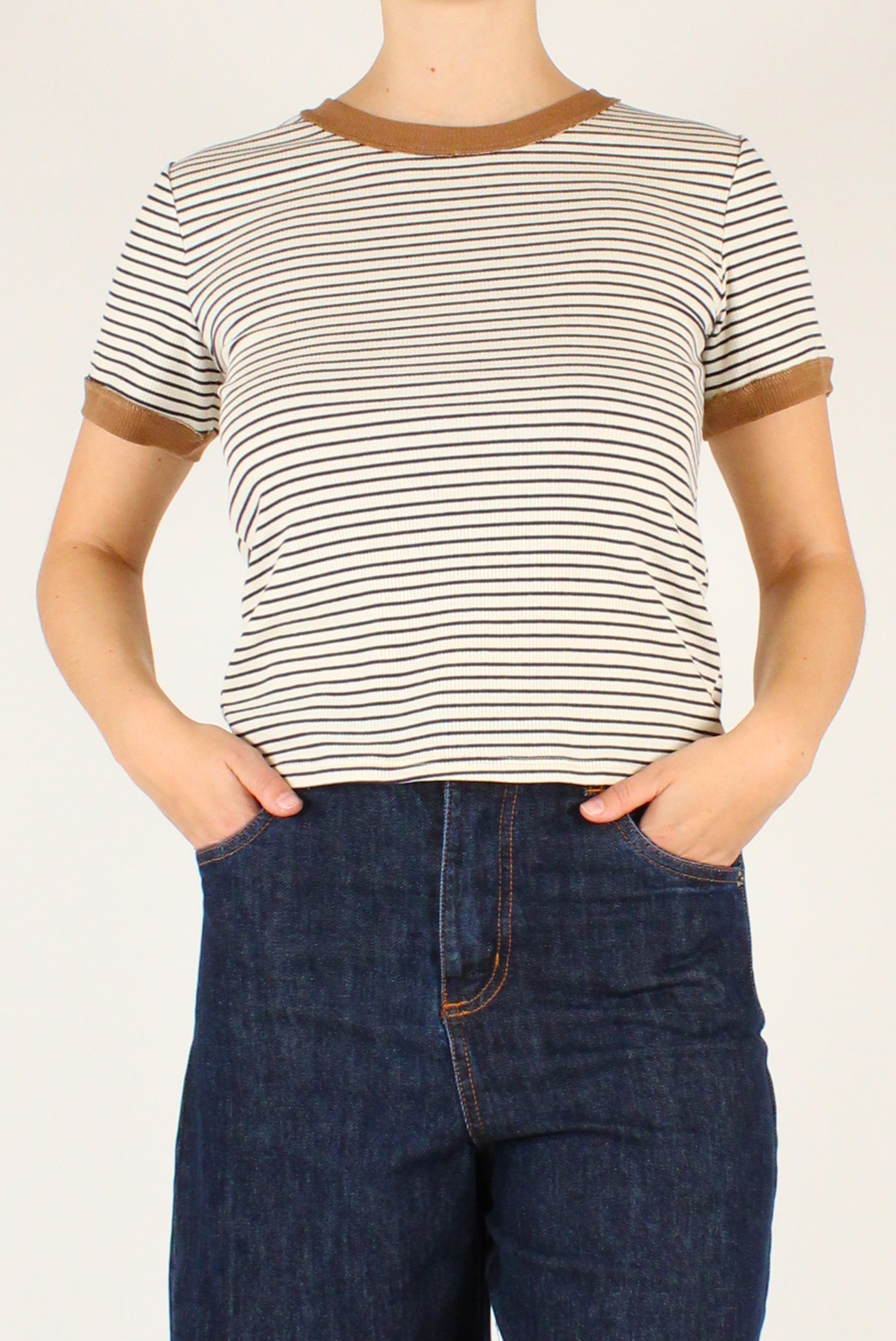 T-shirt a righe a Costine