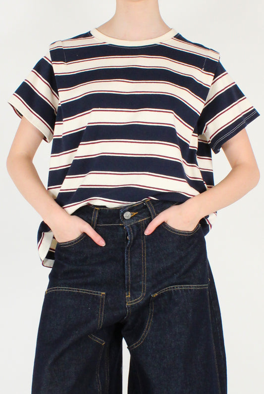 T-shirt a Righe Over