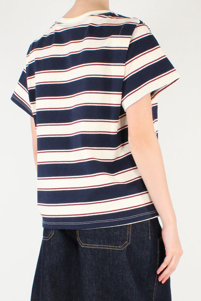 T-shirt a Righe Over