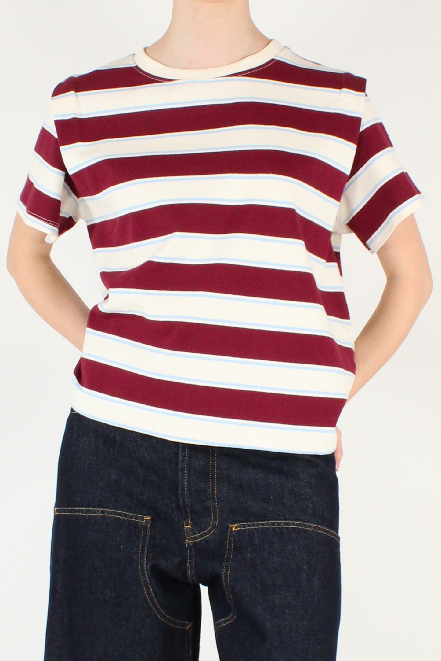 T-shirt a Righe Over