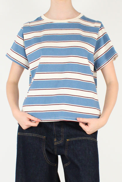 T-shirt a Righe Over