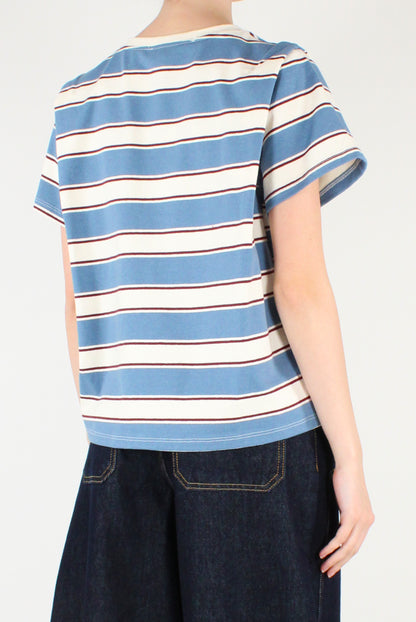 T-shirt a Righe Over