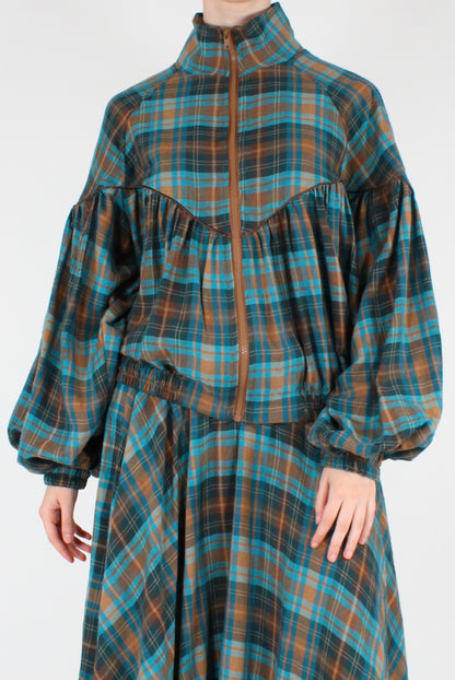 Bomber Stampa Tartan