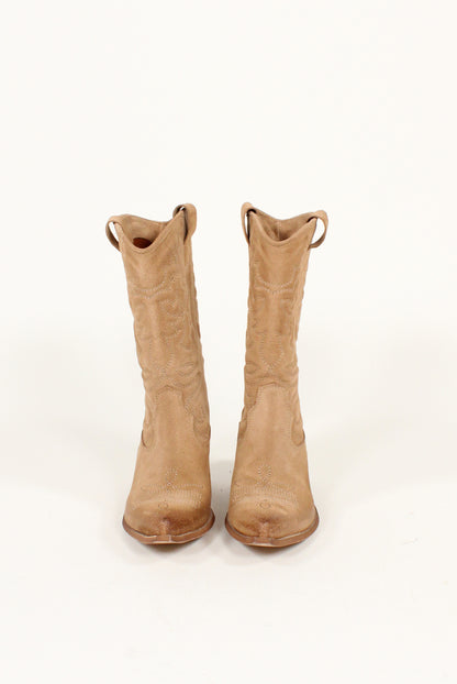 High Suede Texan Boot