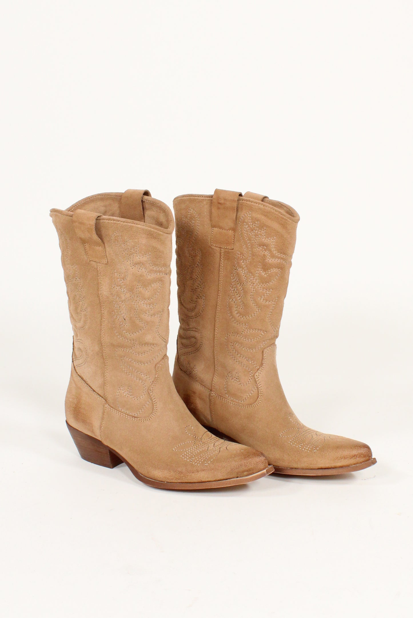 High Suede Texan Boot