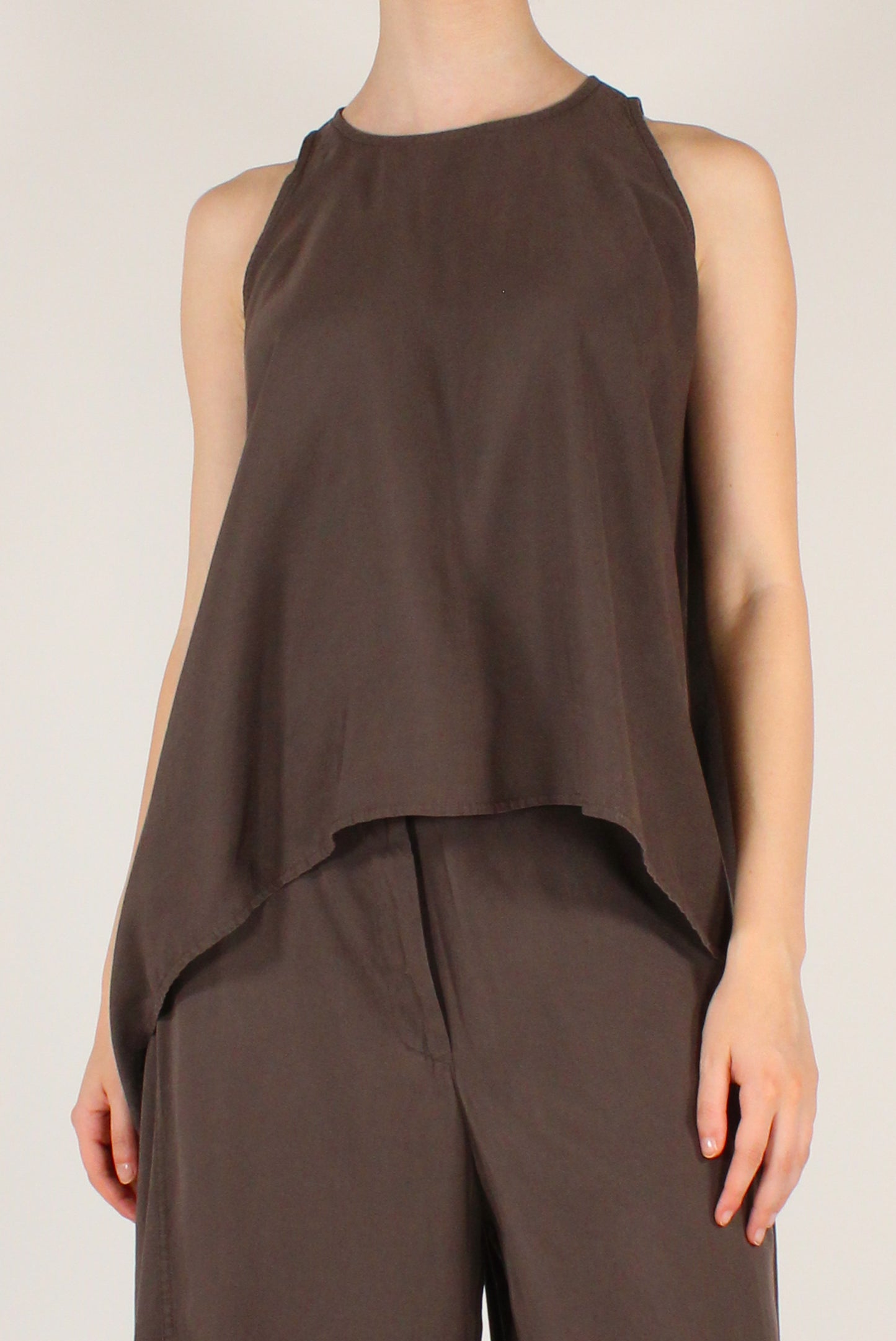 Top in Tencel Asimmetrico