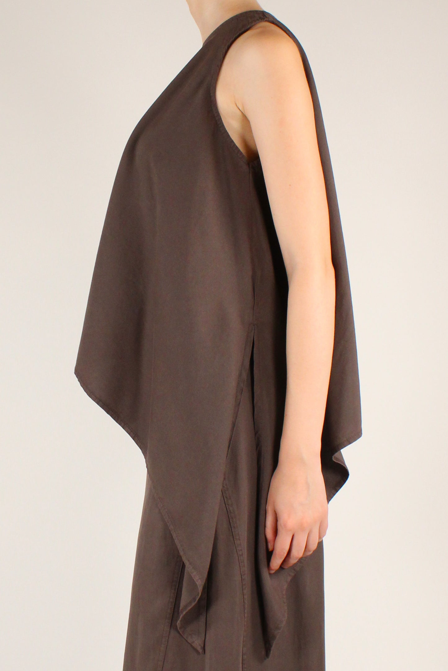 Top in Tencel Asimmetrico