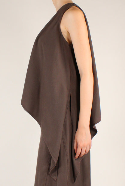 Top in Tencel Asimmetrico