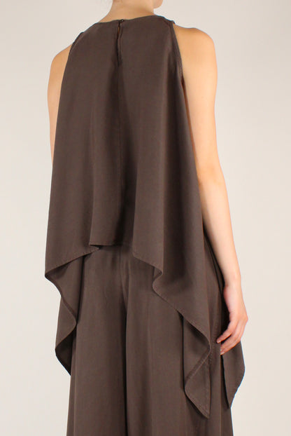Top in Tencel Asimmetrico