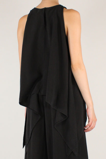Top in Tencel Asimmetrico