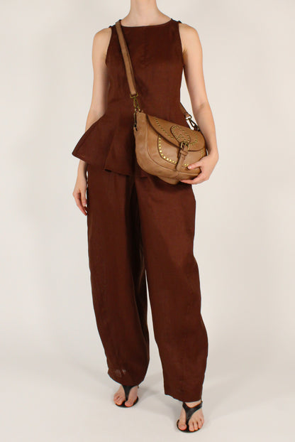 Blusa in Lino con Volant
