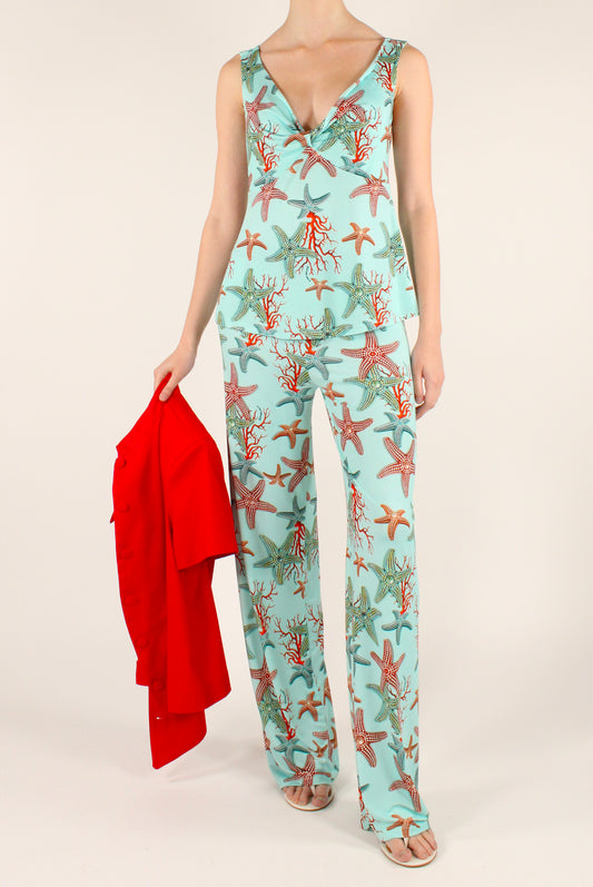Top Donna Stampa Stelle Marine