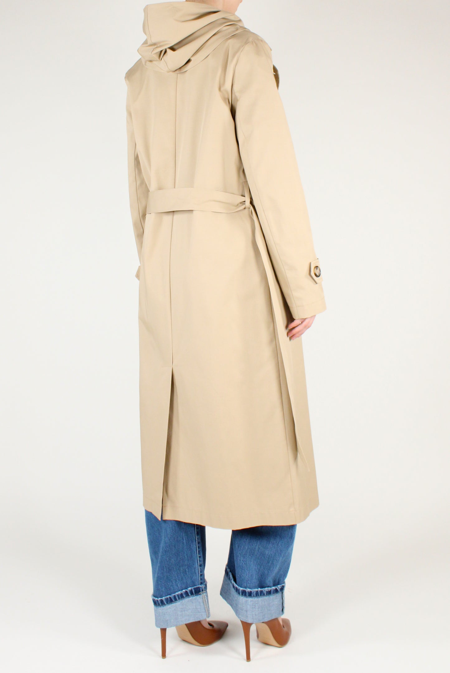 Trench Lungo con Cappuccio