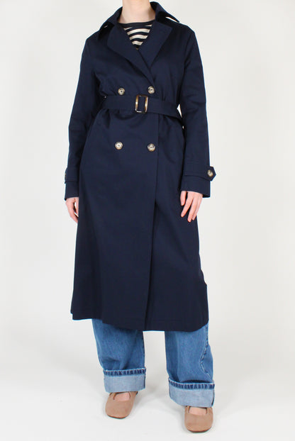 Trench Lungo con Cappuccio