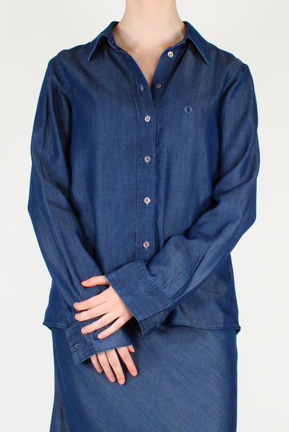 Camicia Denim in Lyocell