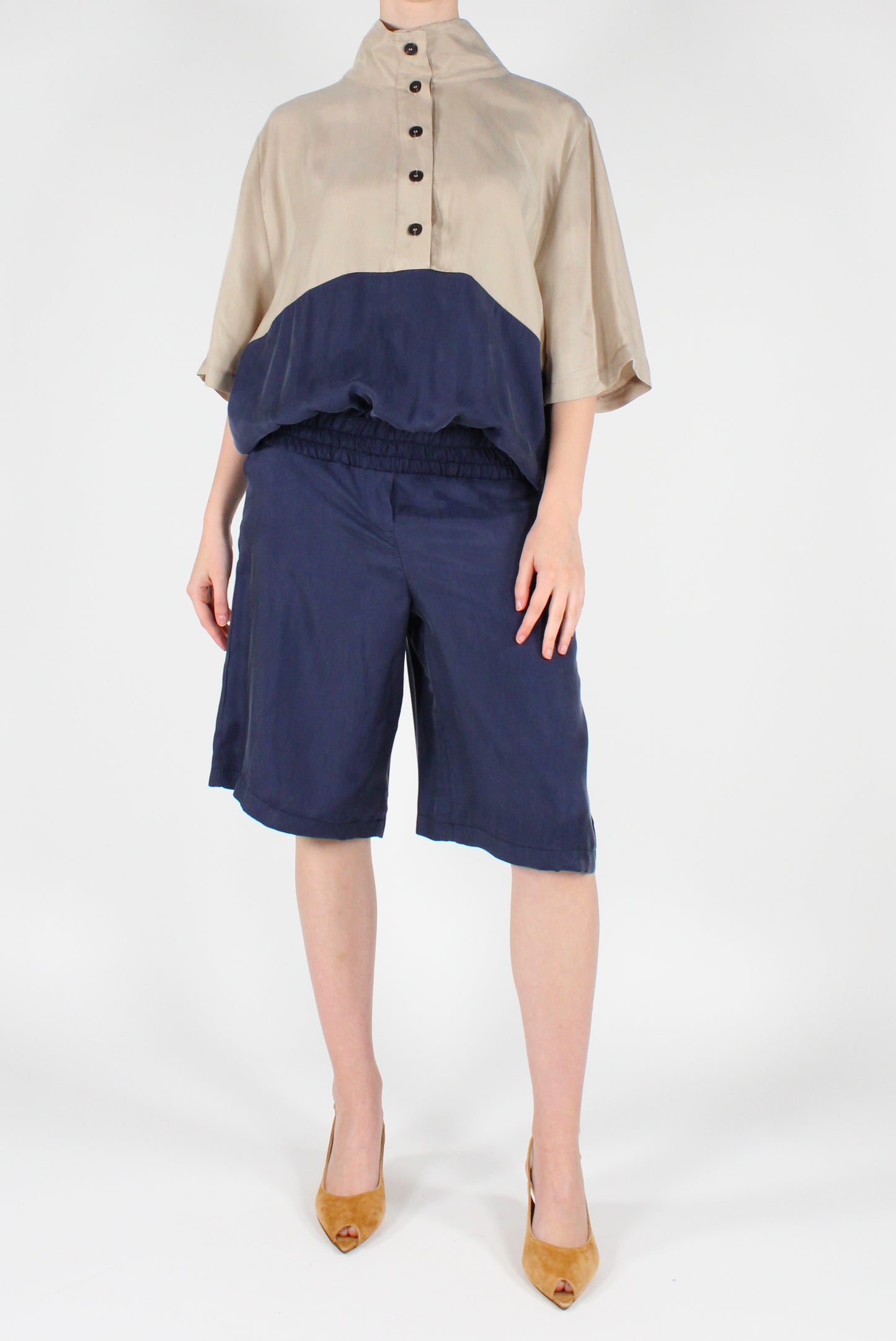 Maglia in Cupro Bicolore