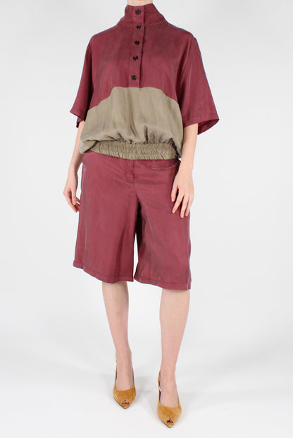 Maglia in Cupro Bicolore
