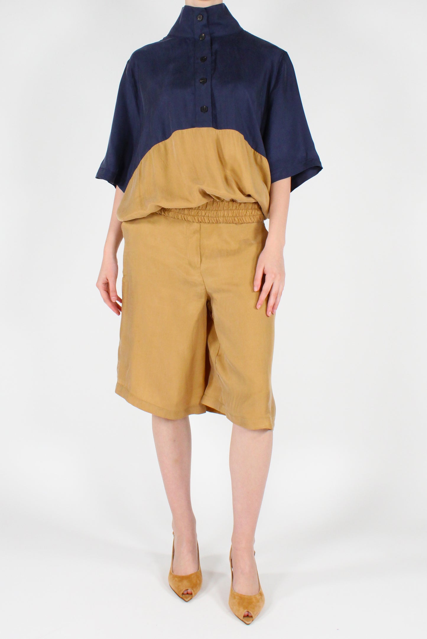 Maglia in Cupro Bicolore