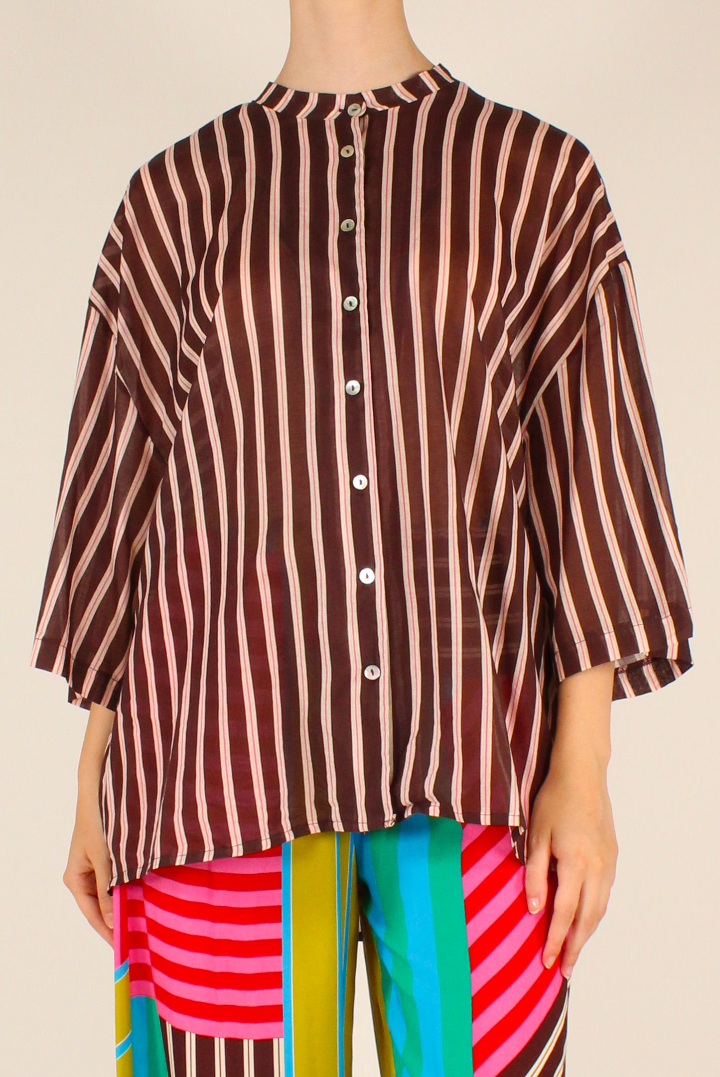 Camicia a Righe Testa di Moro