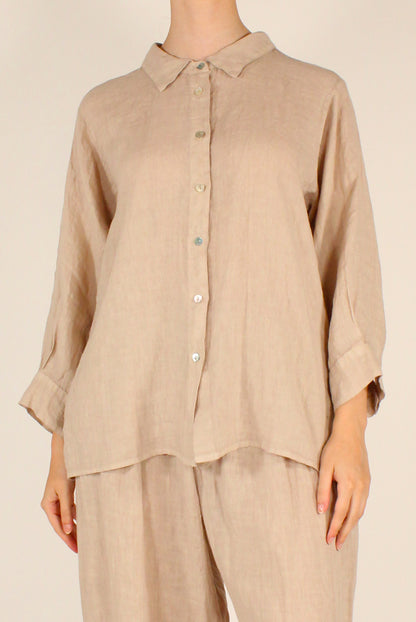 Camicia in Lino Regular Fit