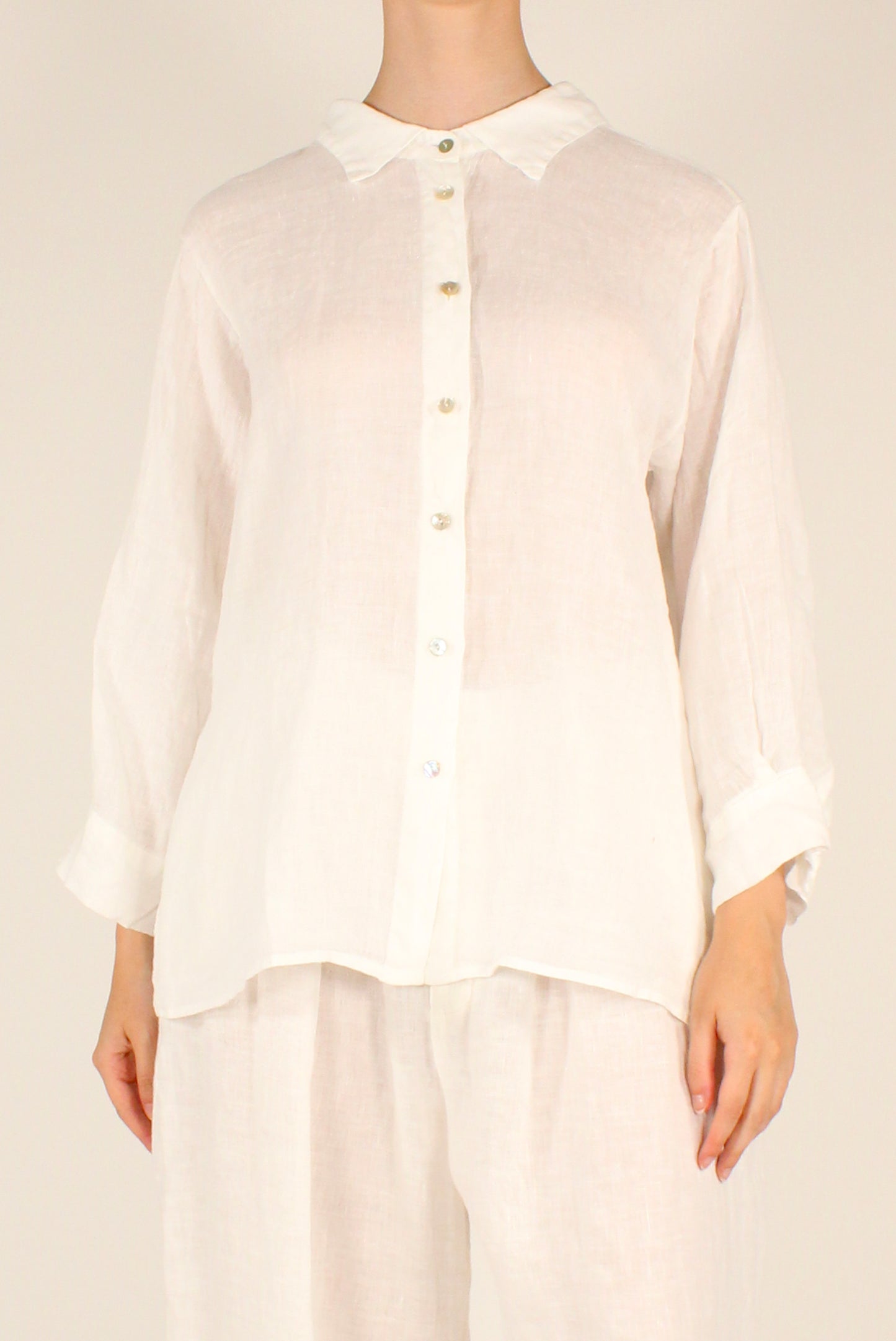 Camicia in Lino Regular Fit