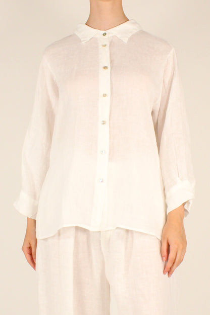 Camicia in Lino Regular Fit
