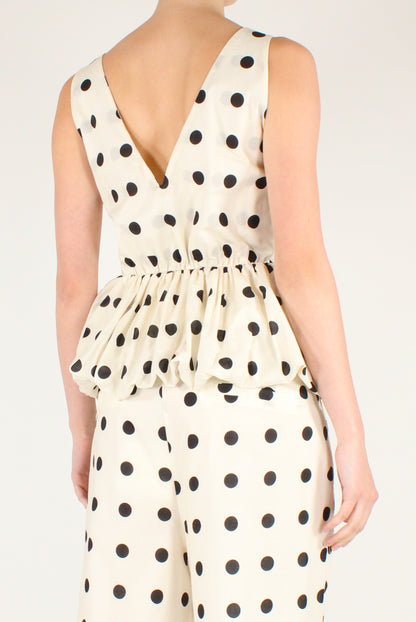 Top a Pois in Cotone