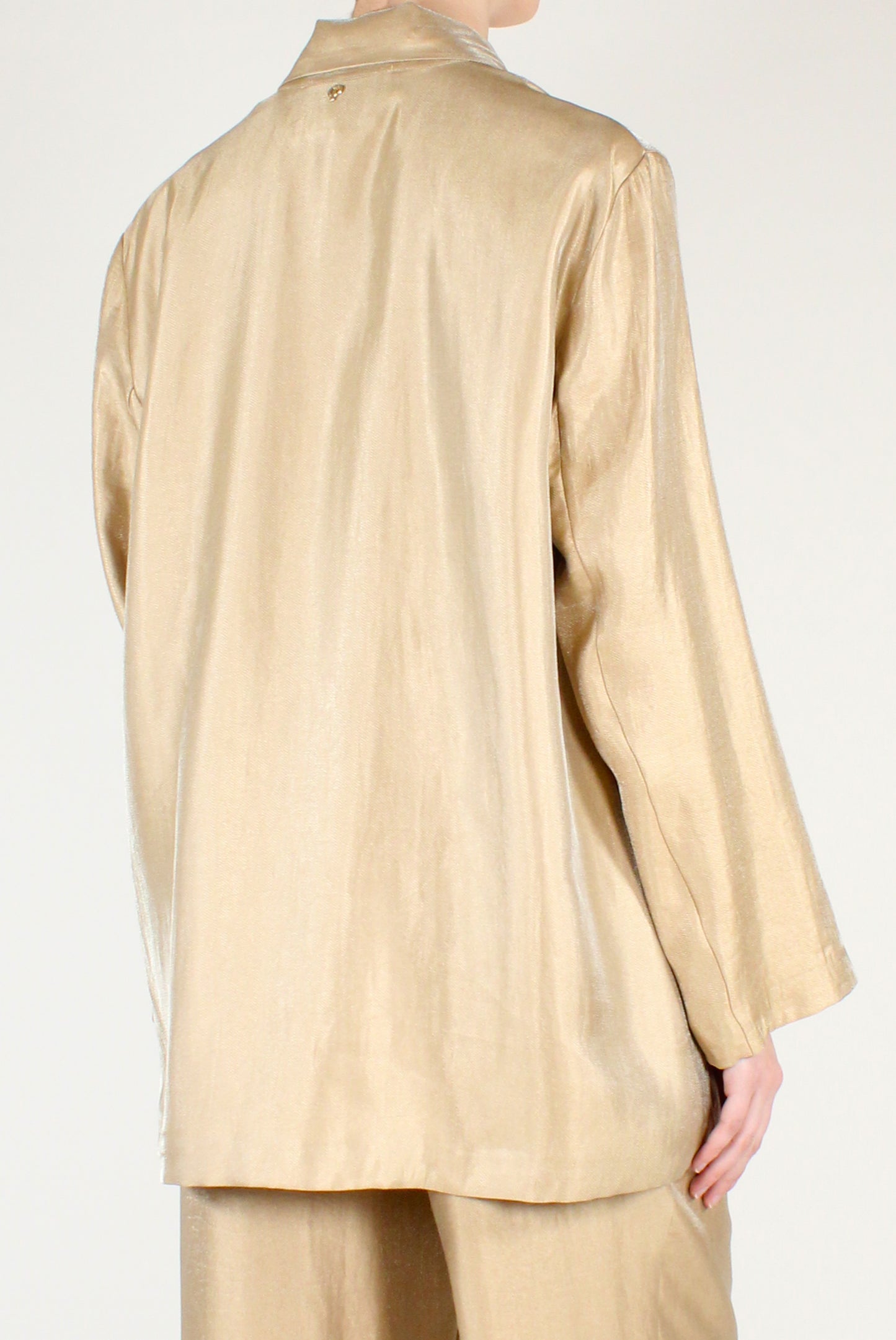 Blazer Dorato Misto Viscosa