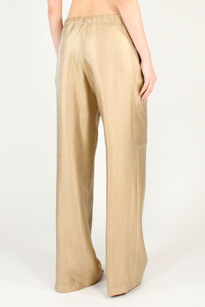 Pantaloni Dorati Misto Viscosa
