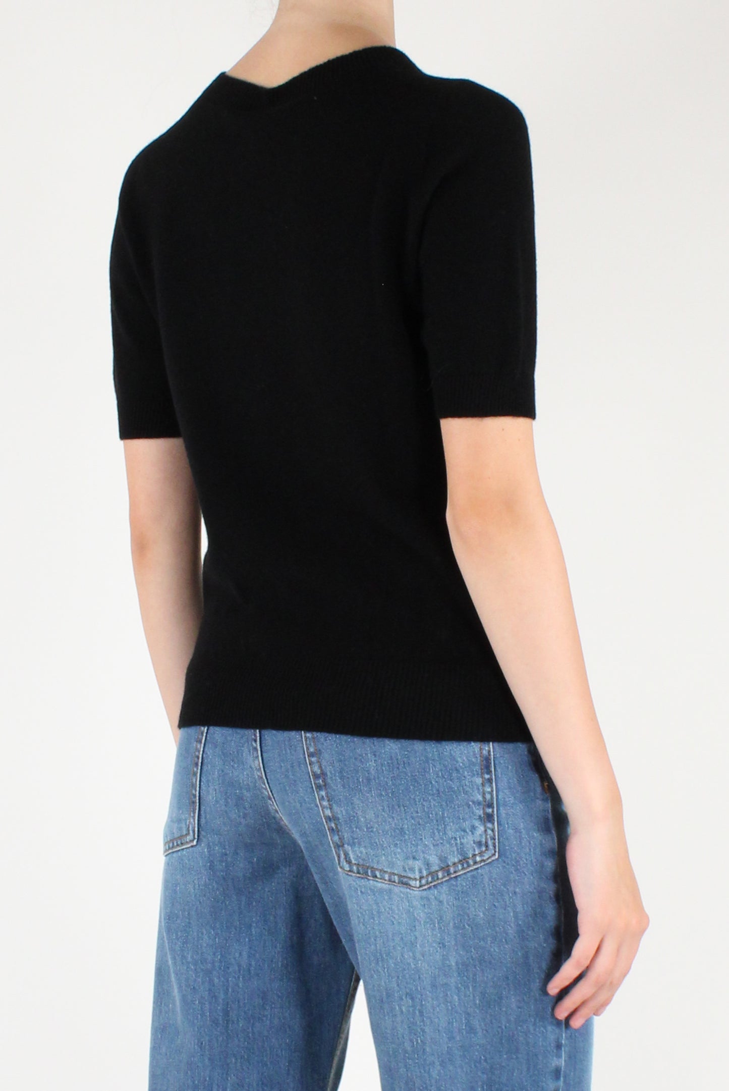 Maglia in Lana Maniche Corte