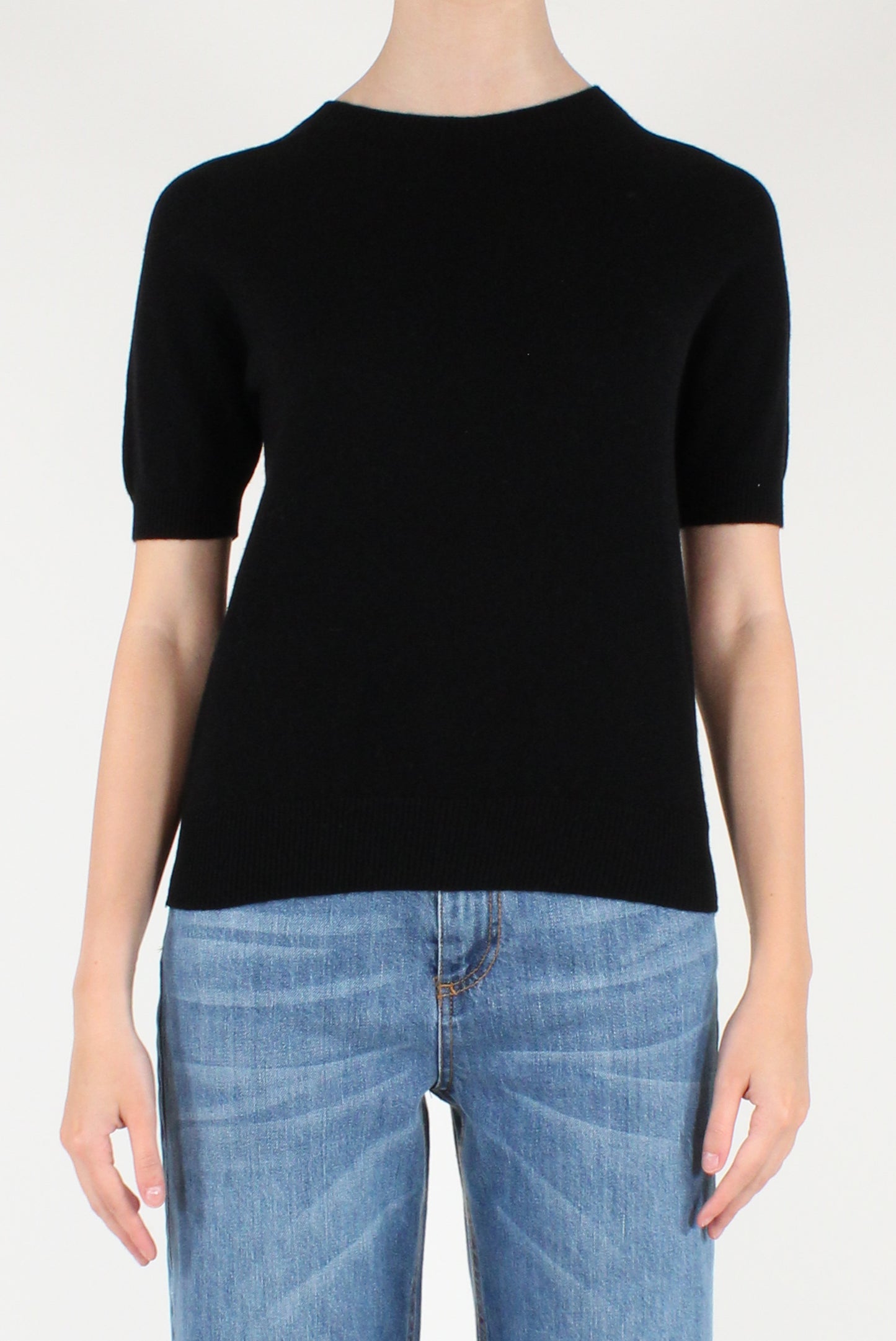Maglia in Lana Maniche Corte