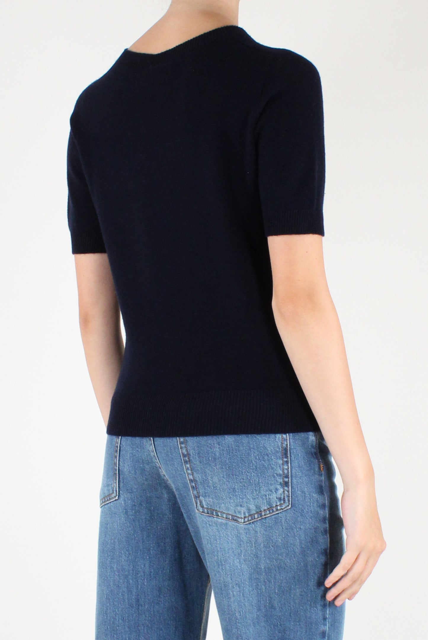 Maglia in Lana Maniche Corte